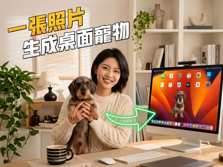 Q 版桌宠：好玩不占资源的小宠