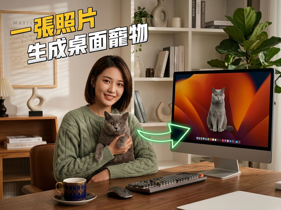 桌宠代理：任意形象变专属小宠