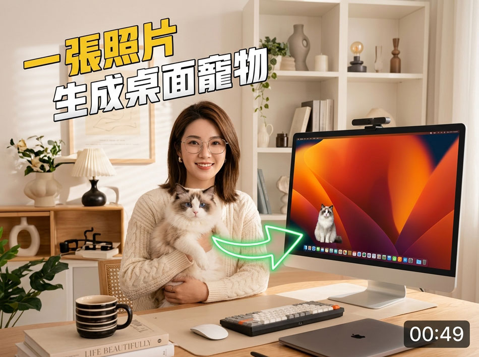 团建趣味桌宠：把 TA 做成小宠陪你