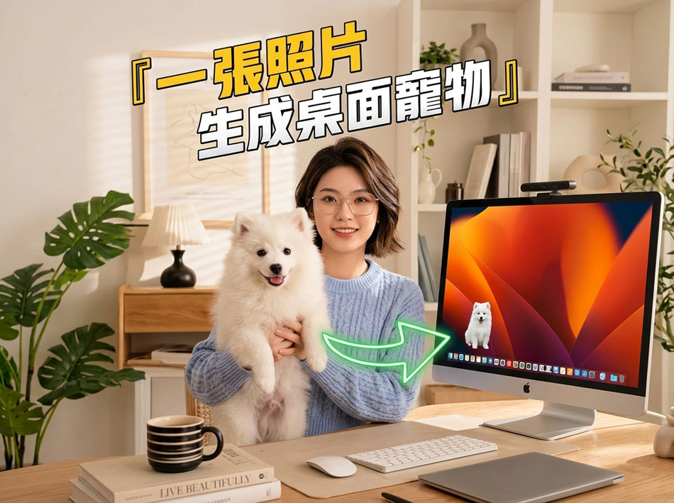 怎么定制桌宠：一张照片搞定
