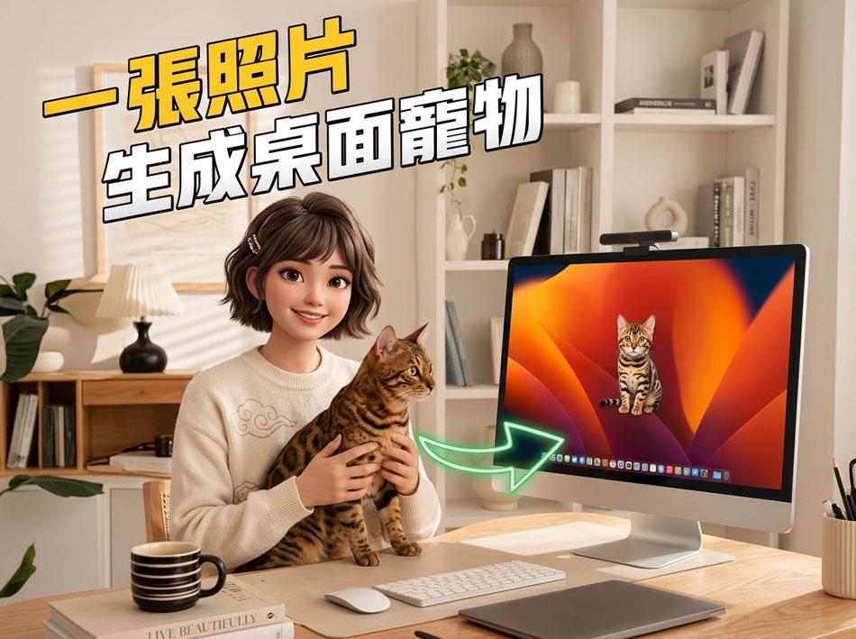 酷飒风桌宠：萌趣桌面新形象